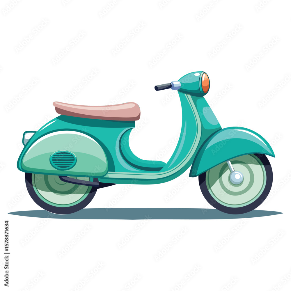 Obraz premium Colorful Urban Scooter Graphics