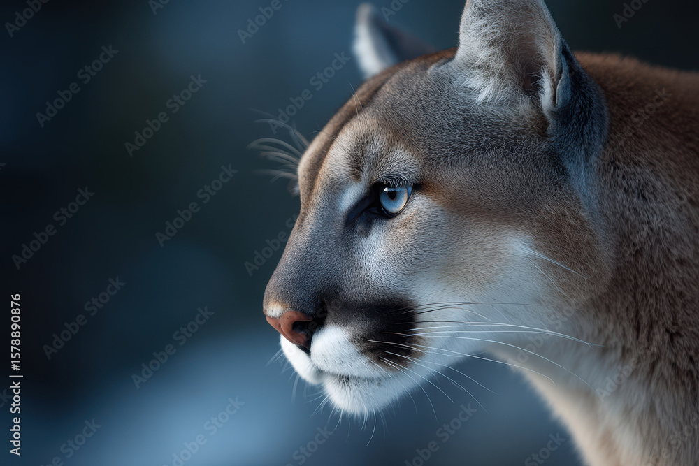 Fototapeta premium capture portraits of top animals against minimalist backdrop infused with bokeh