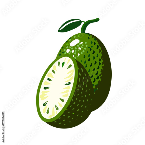 Breadfruit icon for culinary and medicine