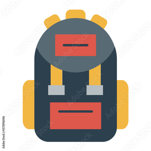 Bagpack Vector Design Icon Style