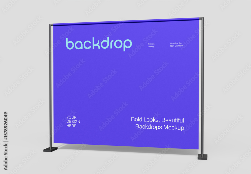 Backdrop Mockup for Presentation Design Stock Template | Adobe Stock