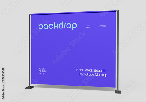 Backdrop Mockup for Presentation Design