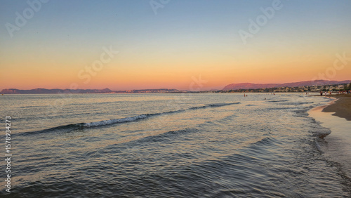Wallpaper Mural Chania at sunset, seascape. Greece Torontodigital.ca