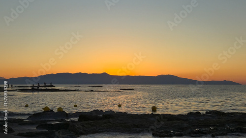 Wallpaper Mural Chania at sunset, seascape. Greece Torontodigital.ca