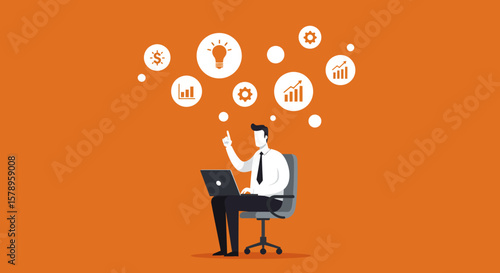 Illustrating a Concept of Smart Business Strategy and Idea Generation through Data Analysis and Insightful Planning