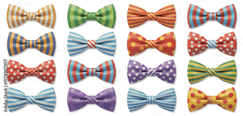 bow tie on white background
