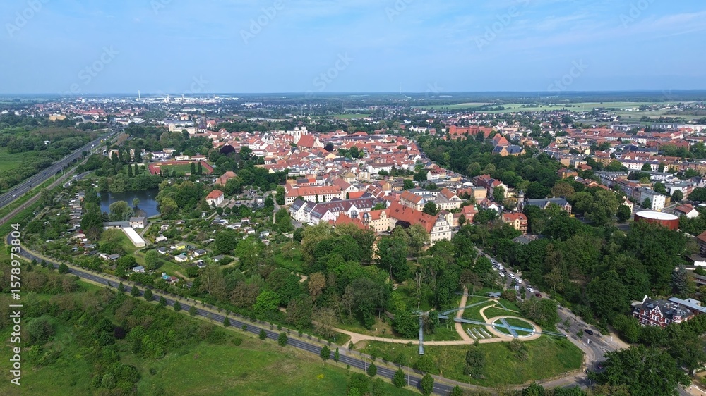 Fototapeta premium Wittenberg von oben