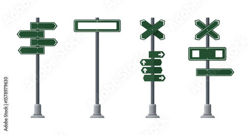 Cityscape Silhouette Collection Vector Set of Urban Skyline Illustrations for Design Projects and Backgrounds
