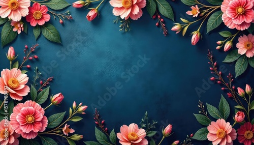 Subtle repeating floral motif creates elegant textured background , wallpaper, plant, textile