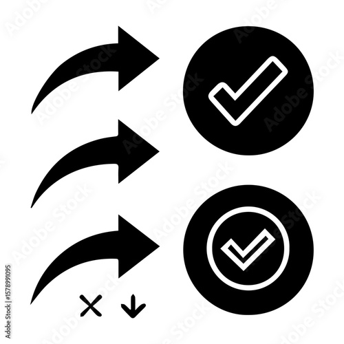 Wallpaper Mural Vibrant vector arrow icons set: a glossy 3D illustration of red, green, up, and down pointers for web design elements and business concepts Torontodigital.ca