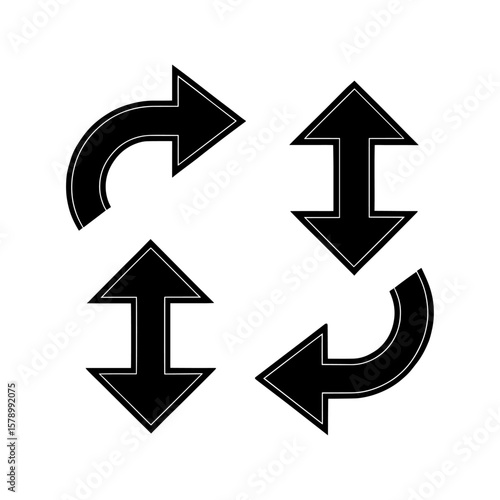 Wallpaper Mural Set of arrows Torontodigital.ca