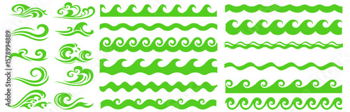 Wave Tide Ocean Sea Beach Travel Outdoor Swirl Swoosh Whirl DIY Gift Doodle Clipart Shape