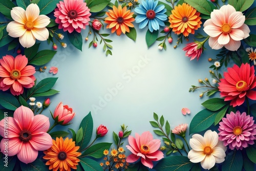 Nature-inspired floral motifs form a continuous design , bloom, surface