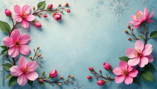 Subtle floral damask, delicate blossoms & vines , design, light, lace