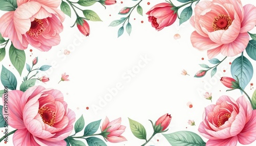 Delicate watercolor floral pattern, perfect for spring flyers , floral, pretty, petals