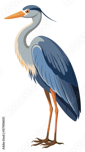great blue heron ardea cinerea