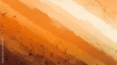 Abstract Orange Gradient Background with Gentle Brush Strokes