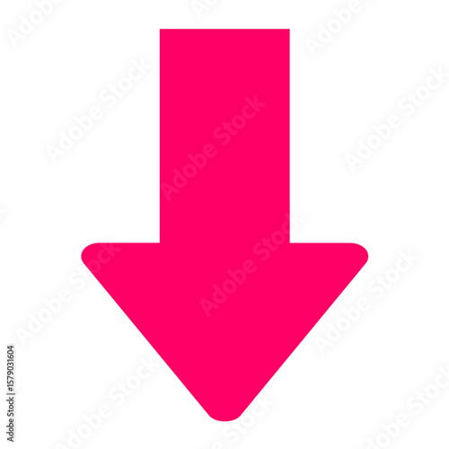 Down Arrow Vector Design Icon Style