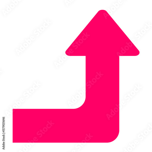 Turn Up Vector Design Icon Style