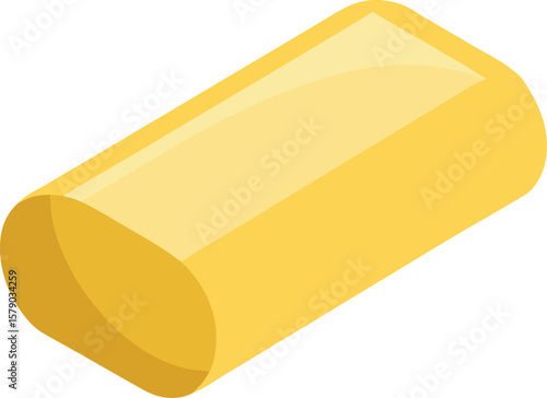 Herbal Tea Steam Aromatics Golden Rectangular Block, Isometric View, 3D Render, Simple Shape, Geometric Design, Abstract Background, Minimalist Style,...