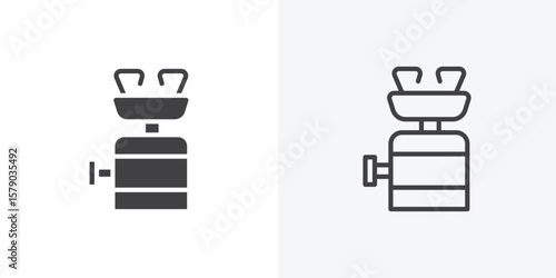 Rear end collision icon. collection of editable stroke line and solid flat styles.