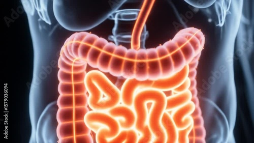 Wallpaper Mural Digital gastric diagnostics. 4k video Torontodigital.ca