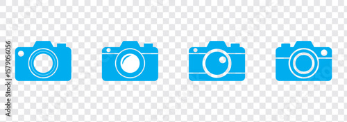 Camera icon set camera photo snapshot capture photograph shutter flash digital app modern minimalist symbol outline vector graphic icon flat style 