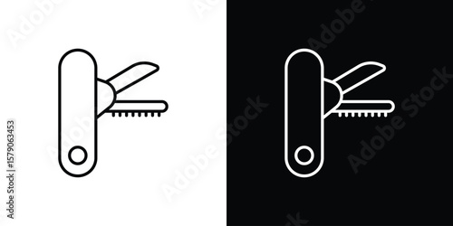 Tableau sur toile Swiss Knife icon