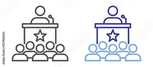 Political icon color