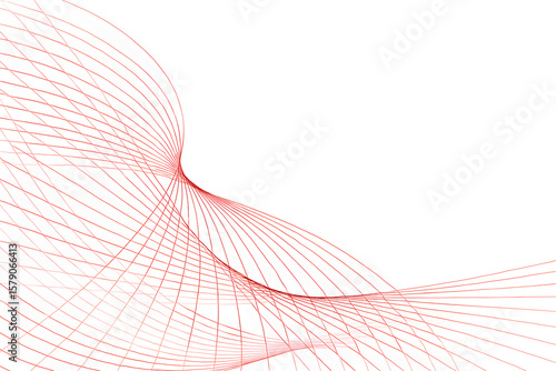 赤の流線グリッド

