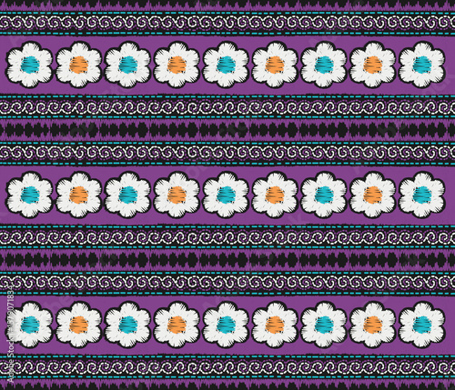 Floral Pattern with Vintage Aesthetic