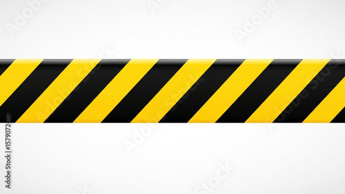 Yellow and black hazard stripes warning tape png