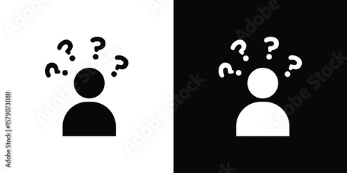 Valokuva Curious human icon