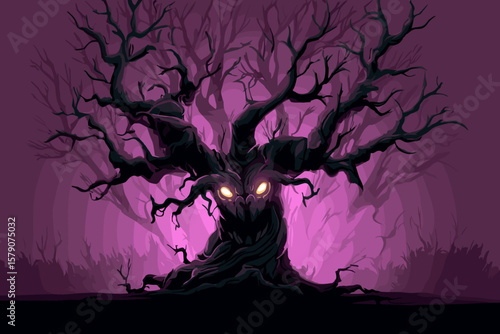 Scary Evil Tree
