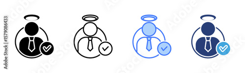 Good Person icon sheet multiple style collection