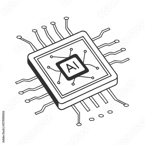 Central processing unit with artificial intelligence designation chip processor