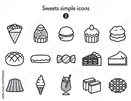 アイコン集 スイーツ