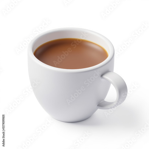 Wallpaper Mural White Coffee Cup with Liquid Torontodigital.ca