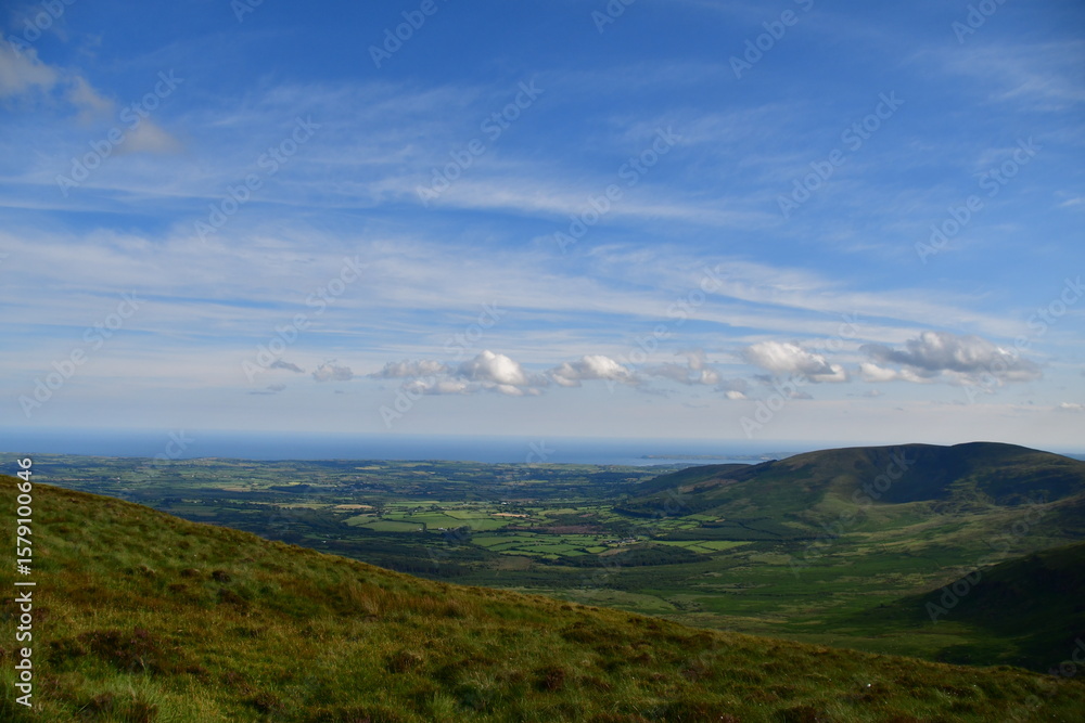 Naklejka premium Comeragh, Mountains, Co. Waterford, Ireland,