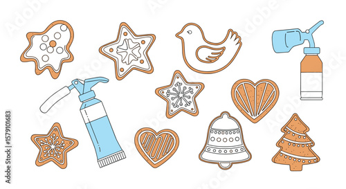 Christmas cookie decorating holiday baking celebration festive sweet treats