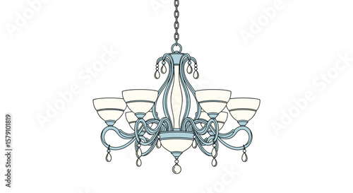 Elegant crystal chandelier for interior decoration light fixture for home