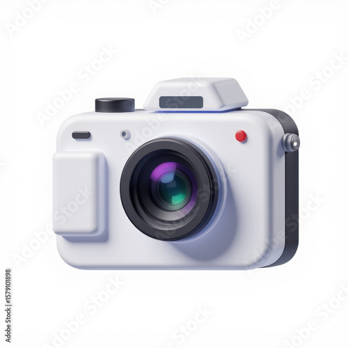 3D Rendering of a Modern Digital Camera