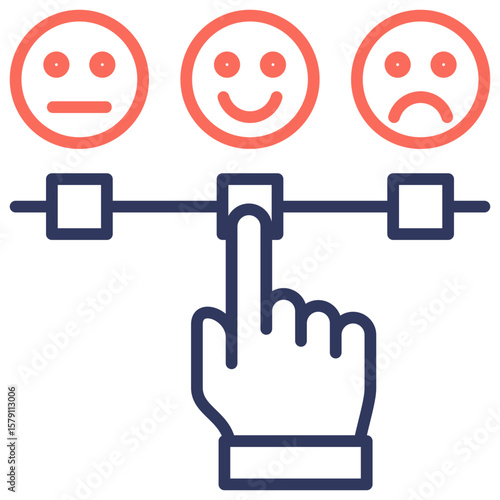 Satisfaction Dual Tone Icon