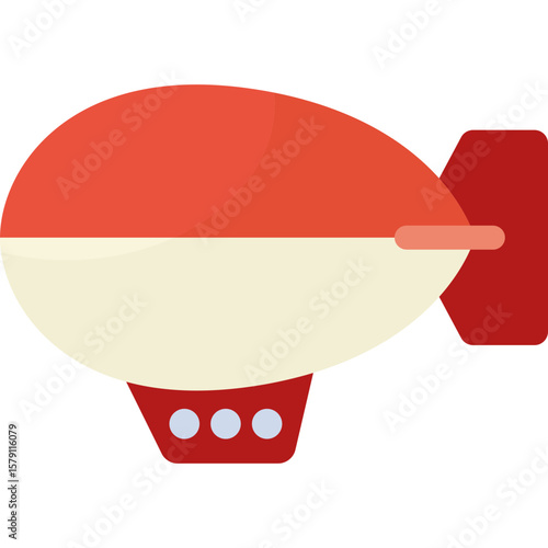 Red Zeppelin Vector