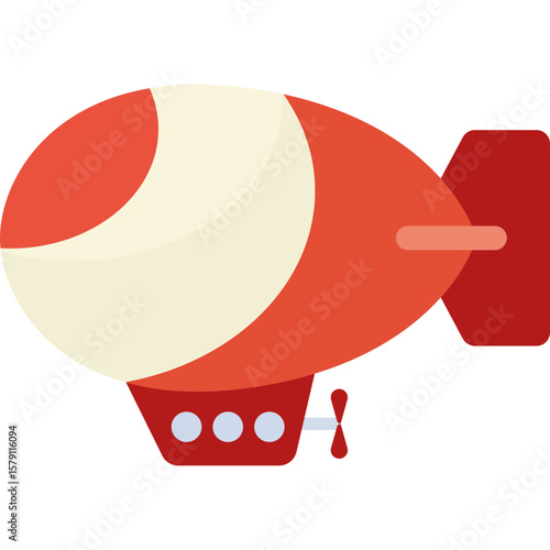 Red Zeppelin Vector