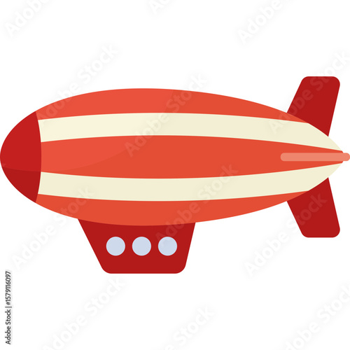 Red Zeppelin Vector