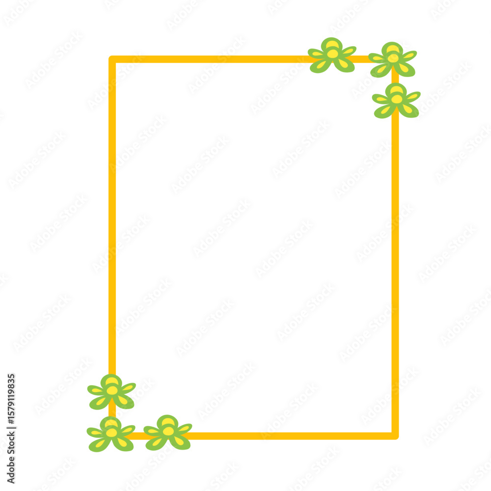 Obraz premium flower frame decoration