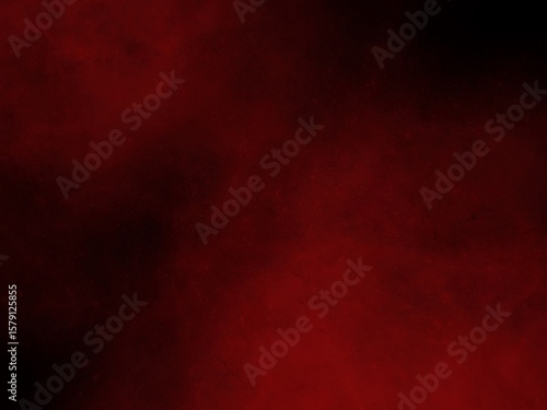 Red mist and dust rising from below in the darkness, red vapor evaporating in the air, digital painting drawn on a tablet for graphics work, or abstract background.