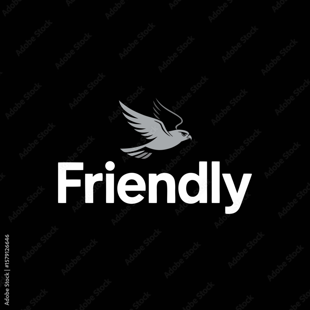 Obraz premium Friendly Bird Logo