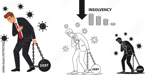 Business debt financial crisis insolvency bankruptcy risk management during pandemic economic recession